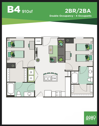Floor plan - North 116 Flats