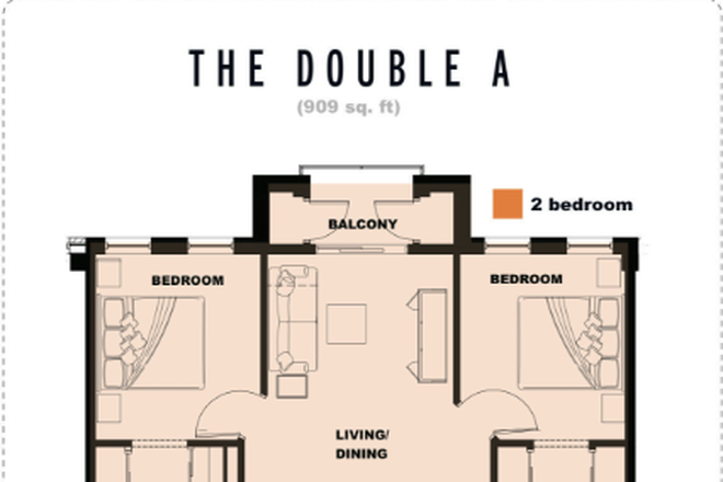 Floorplan - Stadium District Apartments