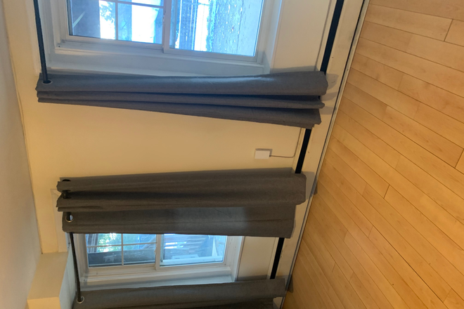 First bedroom - One block from AU. Above ground basement apartment for 3 or 4 renters.