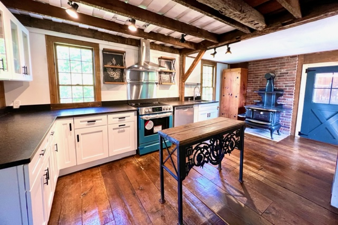 Updated kitchen with vintage bones - Cottage on Mill Pond House