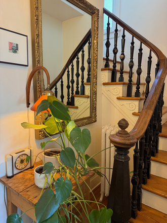 Front entryway - Cozy furnished private bedroom in Bellefonte Victorian for rent