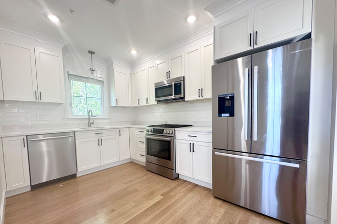 Kitchen - 4 Bed 2 bath recently renovated! Central air laundry in unit