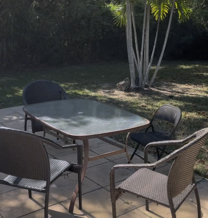 patio outside - Cabin vibe — walking distance from main campus!