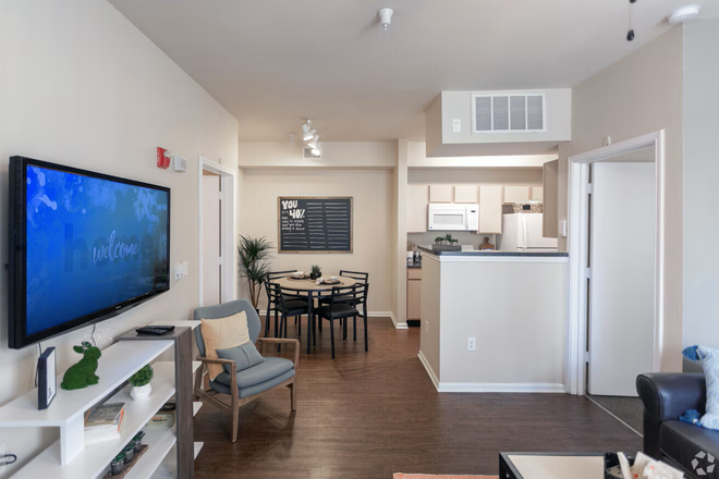 Living room - Alight West Lafayette 3B3B Apartments