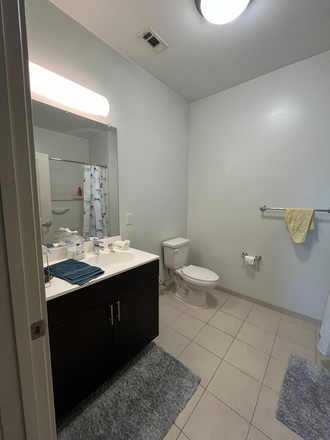 Bathroom shared near room - Rambler South College Park Apartment sublease