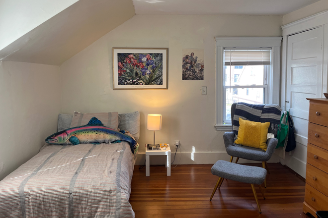 Bedroom (bedroom is basically 2 rooms - this is the first room) - Spacious Bedroom Close to Green Line, Bus