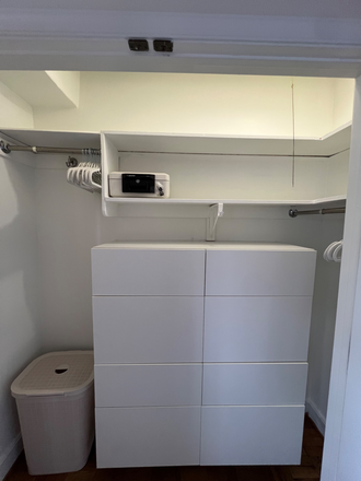 Bedroom Closet - Fully Furnished 1 Bedroom in Cathedral Heights - Available Now Condo