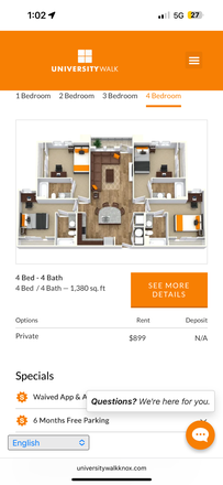 Floor plan - University Walk