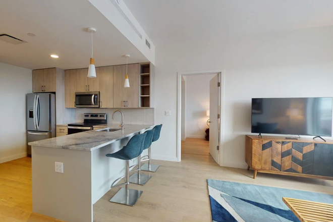 kitchen - Modern Packard's Corner 2 bed/2 bath for 9/1 - NO FEE! Apartments