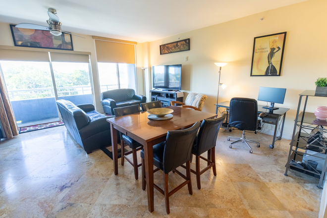Furnished unit - Dining / Living room - All Utilities Included - furnished, large loft style, in the Heart/Center of Coconut Grove