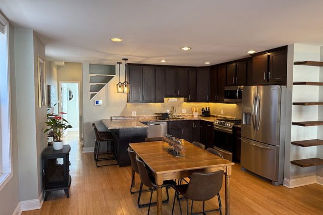 Dining room table/Kitchen - Furnished House for Rent (3 bedroom 2.5 bathroom)