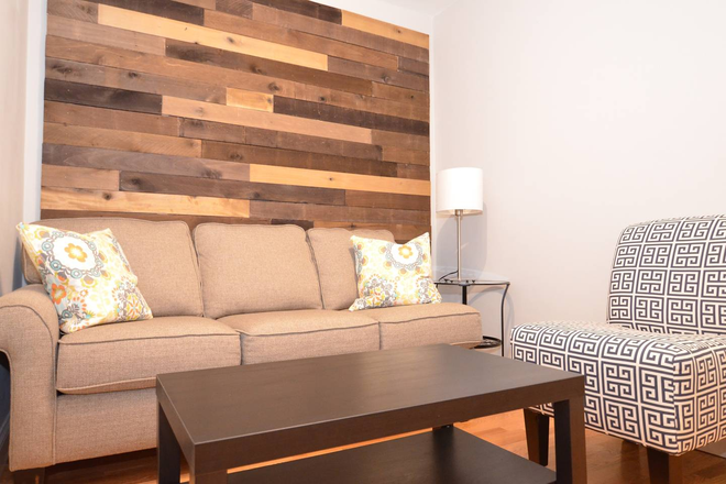 Living room - 2 bdrm apt near Chinatown T Stop