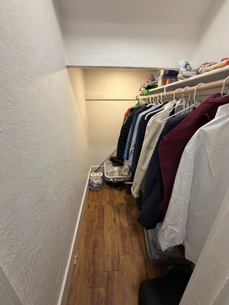 Bedroom Walk in Closet - Room for rent on the Hill