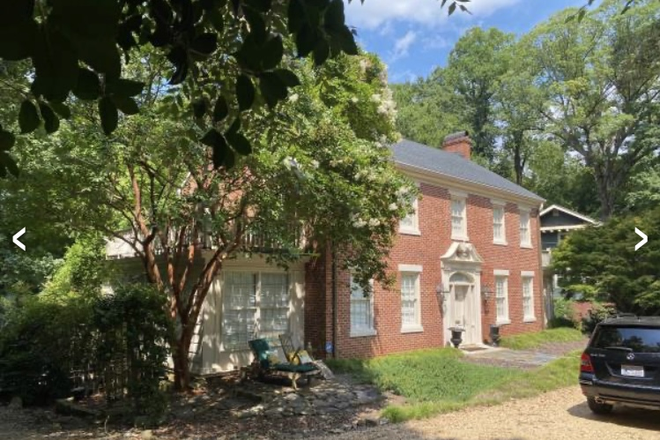Front of house - apt on the end, upper level - Walk2UNC Furnished Apt for Male Grad School/Law Student