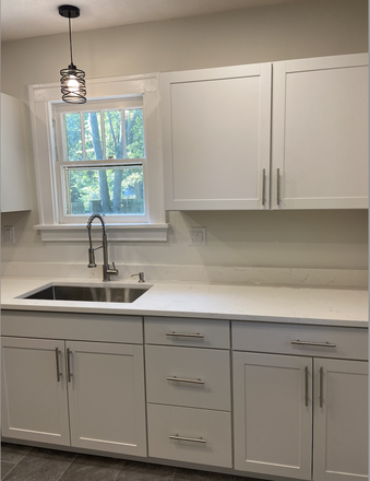 kitchen completely redone last summer! - New listing close to campus with private yard and parking!