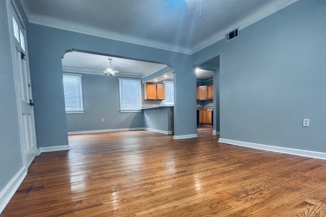 Living room to dining room - Grad student discount Duplex