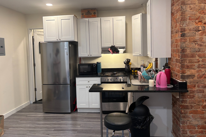 Kitchen - WALK TO NEU 3 Beds 1 ½ Bath w/ Beautifully Exposed Brick and Renovated Kitchen*