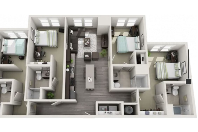  - Skyvue Summer Lease Takeover (4-bedroom apartment)