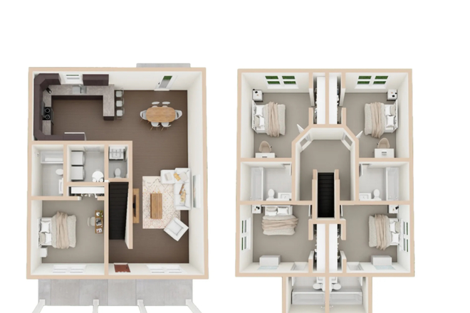 Floor plan - College Town Townhome