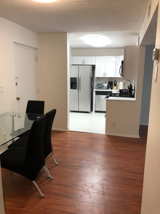 Dining Room - Kitchen - Fully furnished 2 BR/BA WIFI-Utilities INCLUDED. Steps to campus Condo