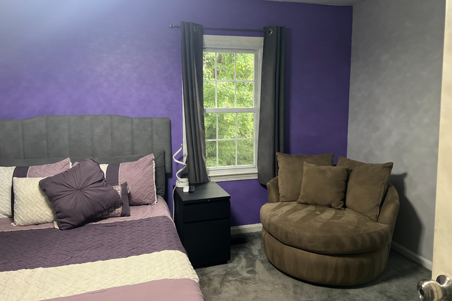 Primary Bedroom - Live in Style! ✨ Remodeled Student-Friendly Home Near UMD – All Utilities Included!