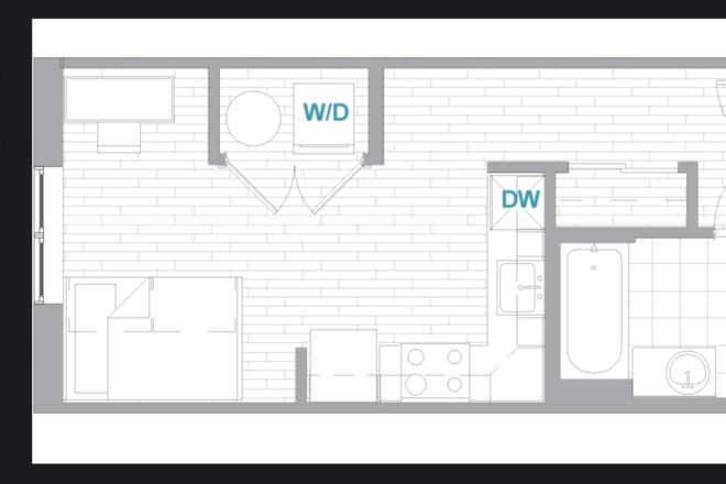 Floor plan - Landmark Apartment May 21 to July 31