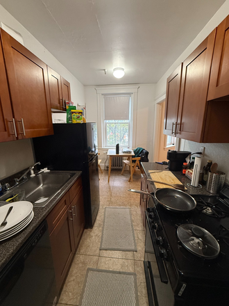 RENOVATED Kitchen - JUNE 2025 / SEP 2025 -- NEW SPACIOUS STUDIO in the middle of FENWAY -- with NEWLY RENOVATED KITCHEN