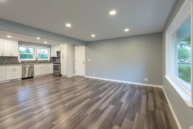 Kitchen and Living room - Sublease North of Campus