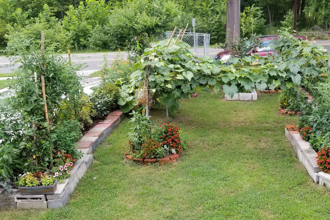 garden - Duplex apartment for rent near Duke East Campus