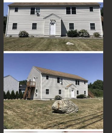 Outside front and back of the house - 3 Cross Road (5 minutes walk to campus!) Duplex