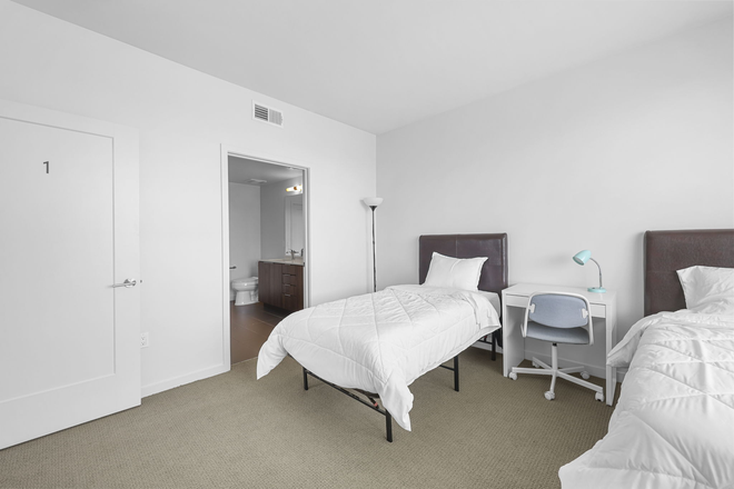 Bedroom - Furnished Student / Intern Housing - Shared room Apartments