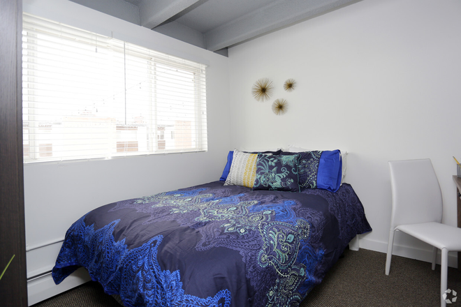 This is the Window - Side bedroom. - Sterling University Peaks Apartments