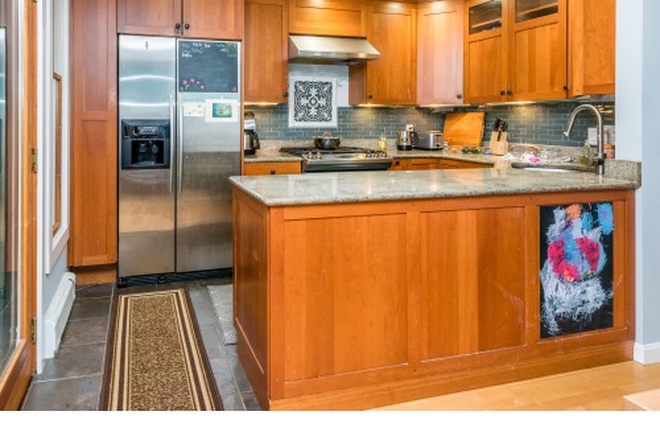 Kitchen - 3 Bedroom, 2.5 Baths, With 2 car Parking and Private Gardens, Furnished, Walkable to Everything House