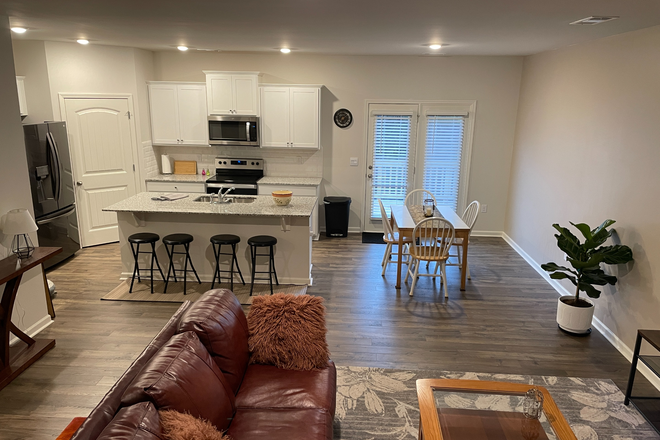View of living space from bottom of stairs - You Can't Do Better Than This In Dahlonega! ***ONLY 1 unit left!!! Townhome