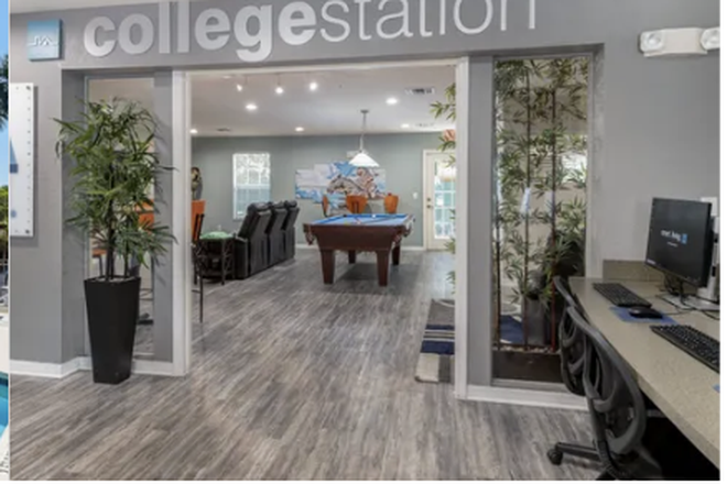 Inside Leasing Office - College Station Apartments