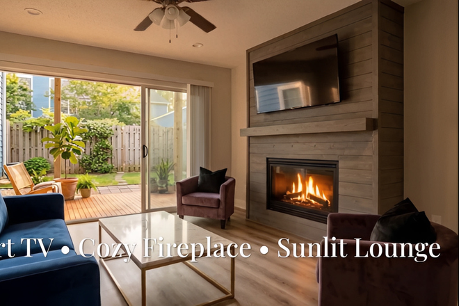 Living room - Direct-from-Owner Apartment Share Near UNCW – No Extra Fees, All Utilities Included!