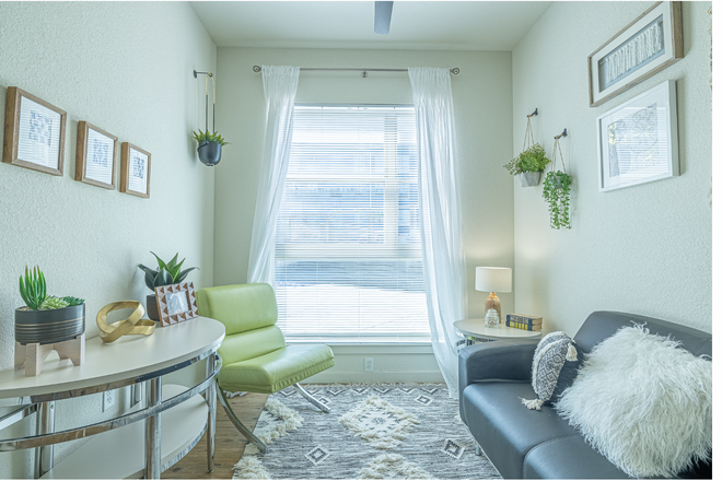 Living area - The Stack at Legacy Point Apartments