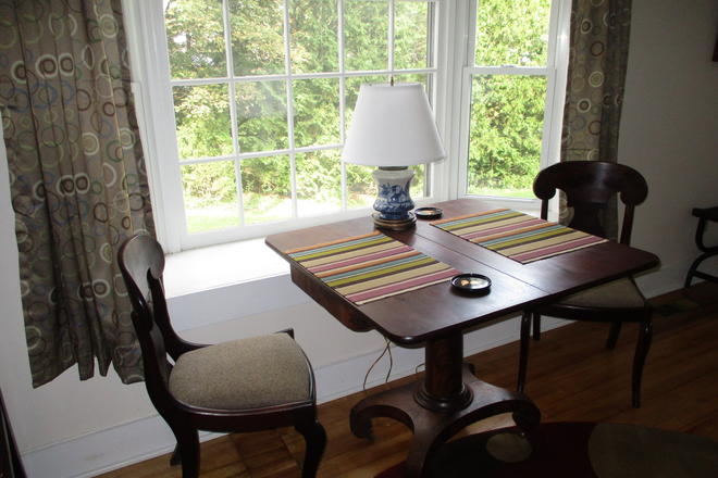 Dining Area - "Doc Jennings Suite" - Furnished apartment halfway between Randolph Village and Montague Golf Club.