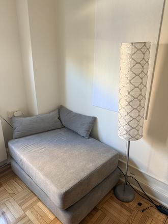 ottoman that turns into a twin mattress - A room in Stuytown, the oasis in Manhattan Apartments
