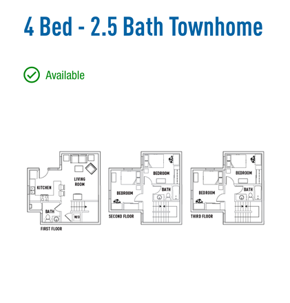Floor plan - Camino Del Sol - 4 Bed, 2.5 Bath