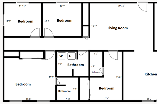 floorplan - Duplex by the hospital