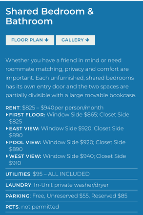 Overview of unit - Sterling Apartments