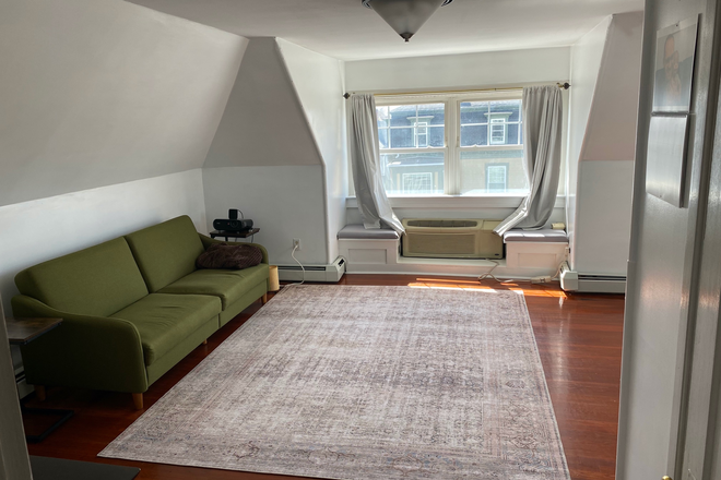 Living Room - Charming, Sunny Apartment at Wayland Square & Walk to Campus