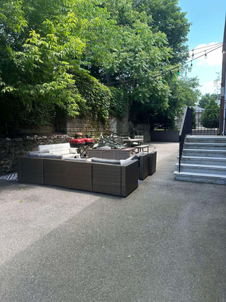 Backyard - Apartment close to campus, one female roommate needed