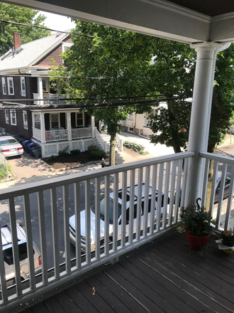 Private porch in front of the room - Sublet at 3-bedroom apartment, 3-mins walk to Harvard Engineering School (SEAS)