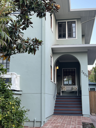 View from street - Newly Renovated & Furnished Elmwood Home