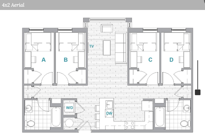 floor plan - Premium Landmark Apartment