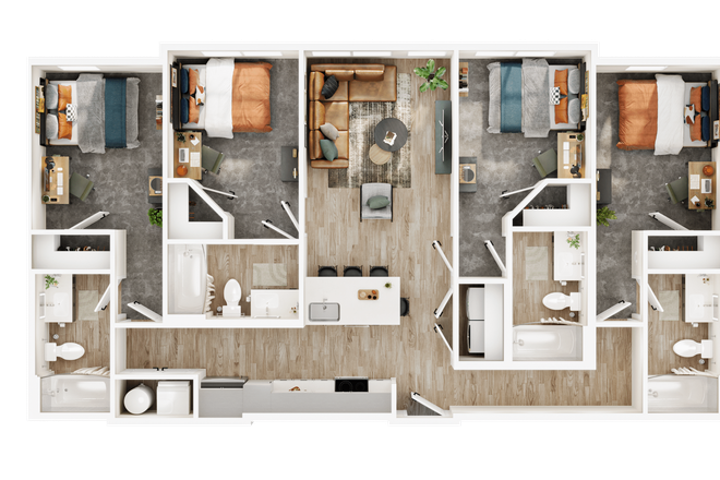 Floor plan! D2 4x4 - Aperture
