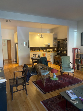 main living area - 1BR one block from PATH train at Grove St Condo