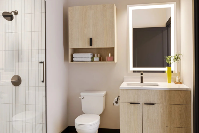 Bathroom - Sublease at Ever West Lafayette (10-minute walk from Purdue University) — VIP Unit | May 18–July 31